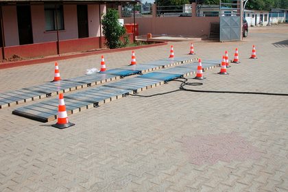 Pèse-essieux mobiles au sol