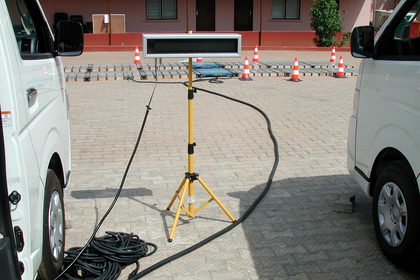 Rampe portable et connectique